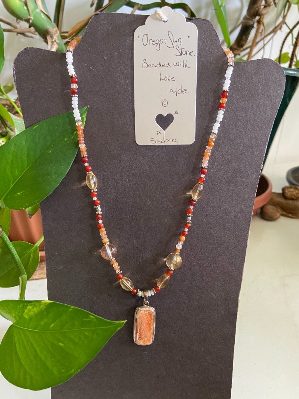 Oregon Sunstone Necklace